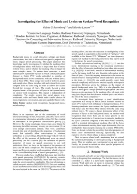 PDF文档封面 - 音乐与歌词对口语词汇识别的影响：分析与启示