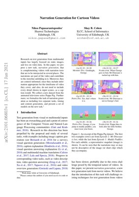 Sampul Dokumen PDF - Penjanaan Naratif untuk Video Kartun: Pemformalan Tugas, Set Data, dan Model